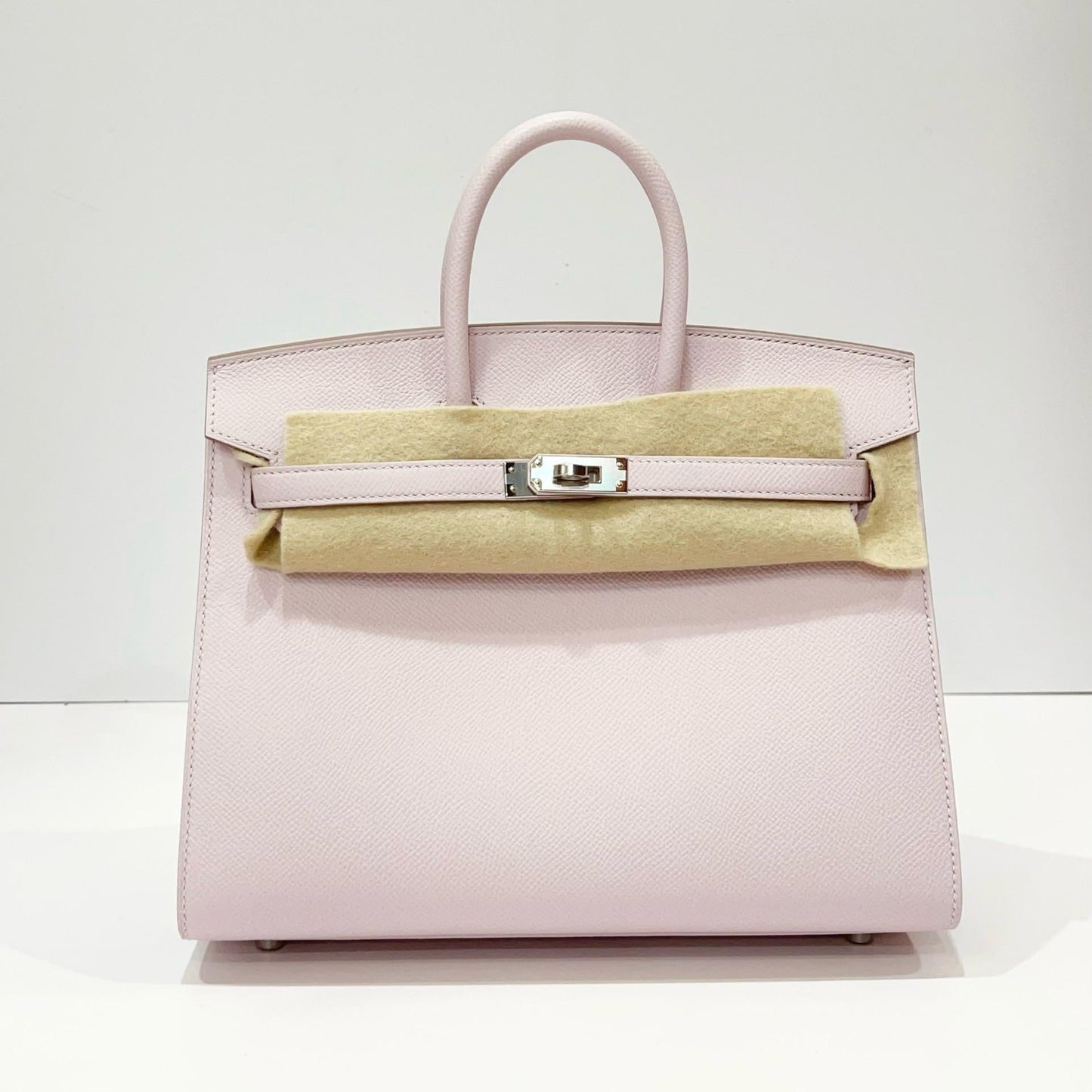Hermès Birkin 25 Mauve Pale Epsom Leather Palladium Hardware