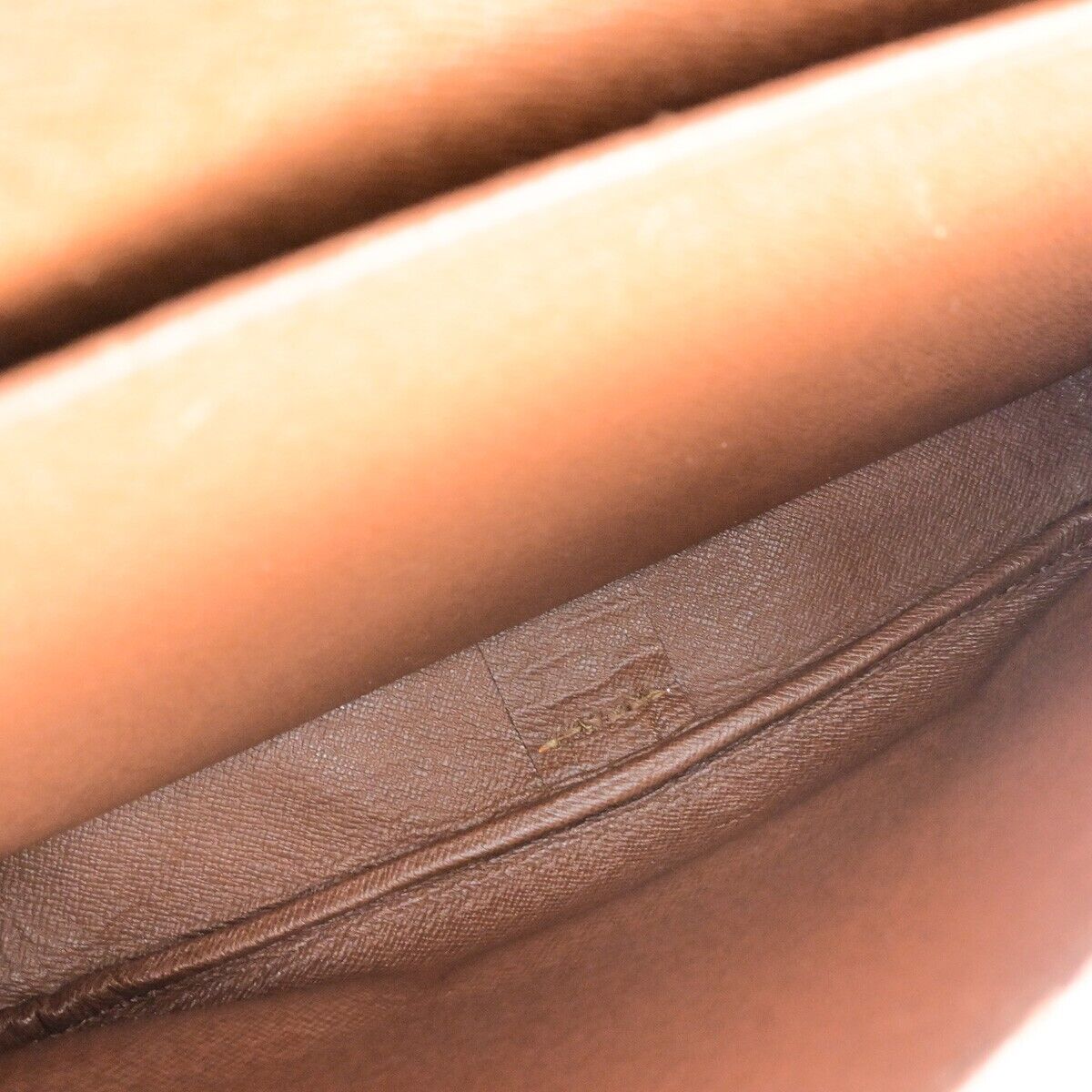 Louis Vuitton Cartouchiere Brown Canvas Bag