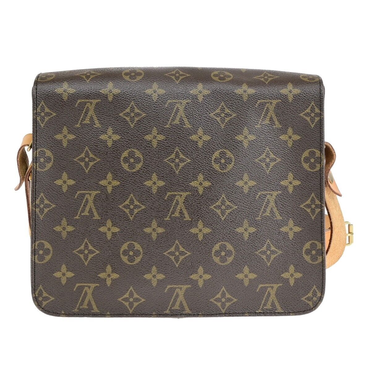 Louis Vuitton Cartouchiere Brown Canvas Bag