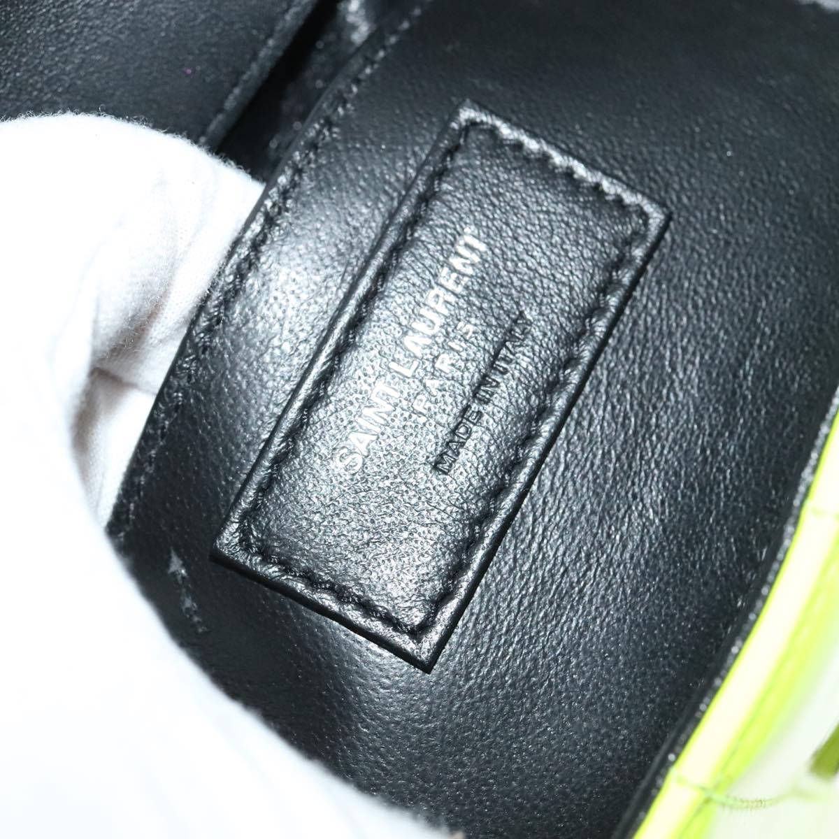 Saint Laurent Vicky Green Patent Leather Bag