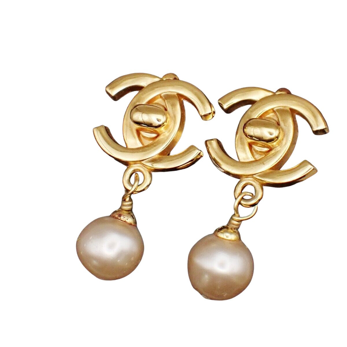 Chanel Logo CC Gold Plated Jewelry