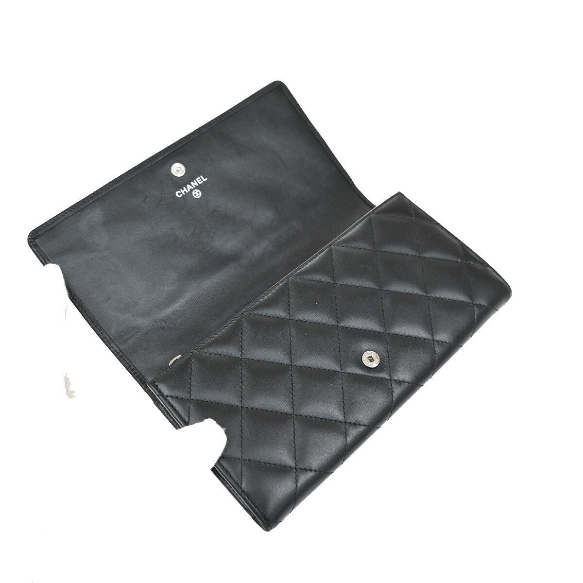 Chanel Cambon Black Leather Accessories