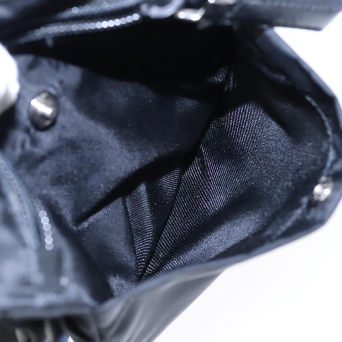 Prada Triangle Logo Black Synthetic Bag