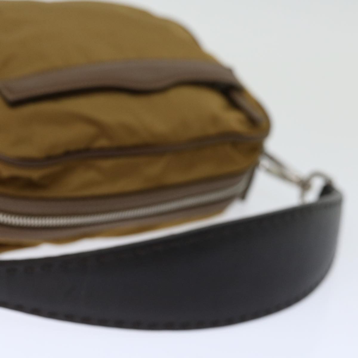 Prada Tessuto Brown Synthetic Bag