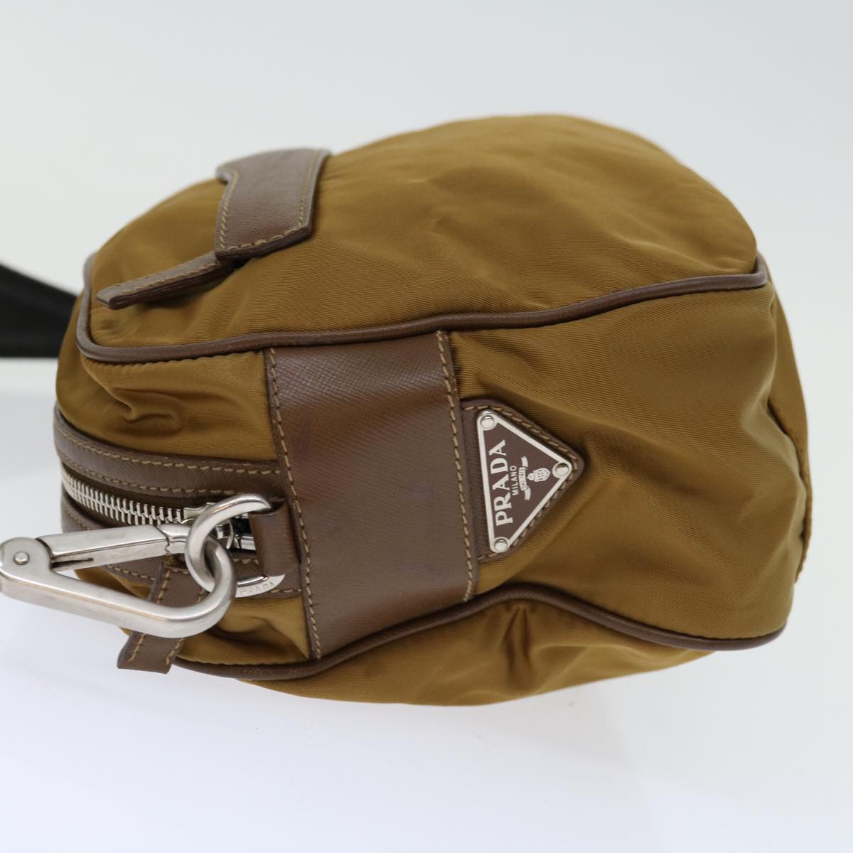 Prada Tessuto Brown Synthetic Bag