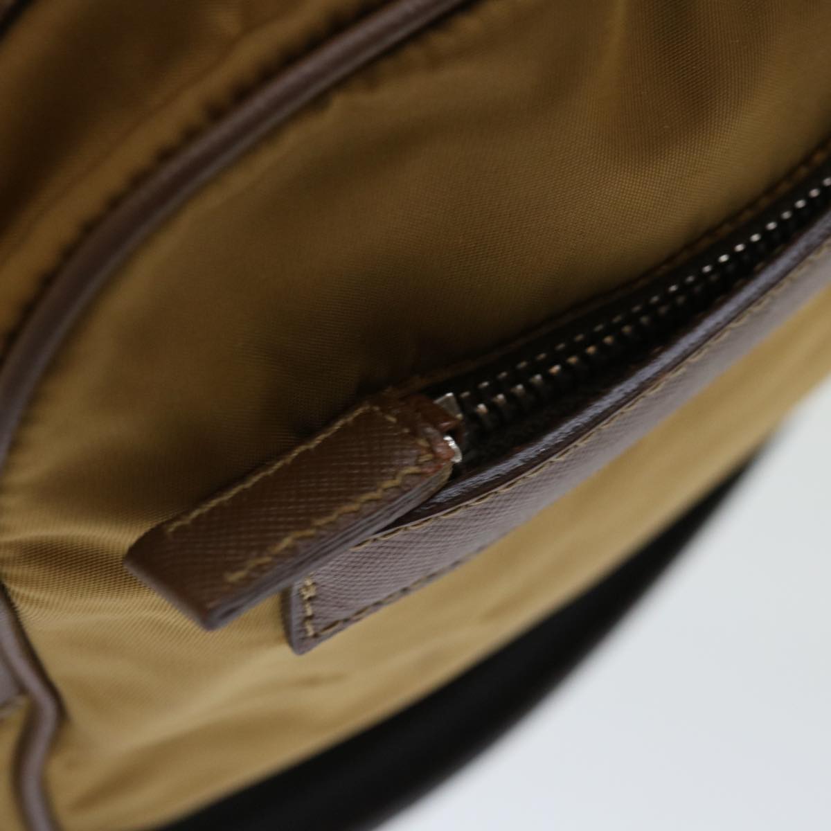 Prada Tessuto Brown Synthetic Bag