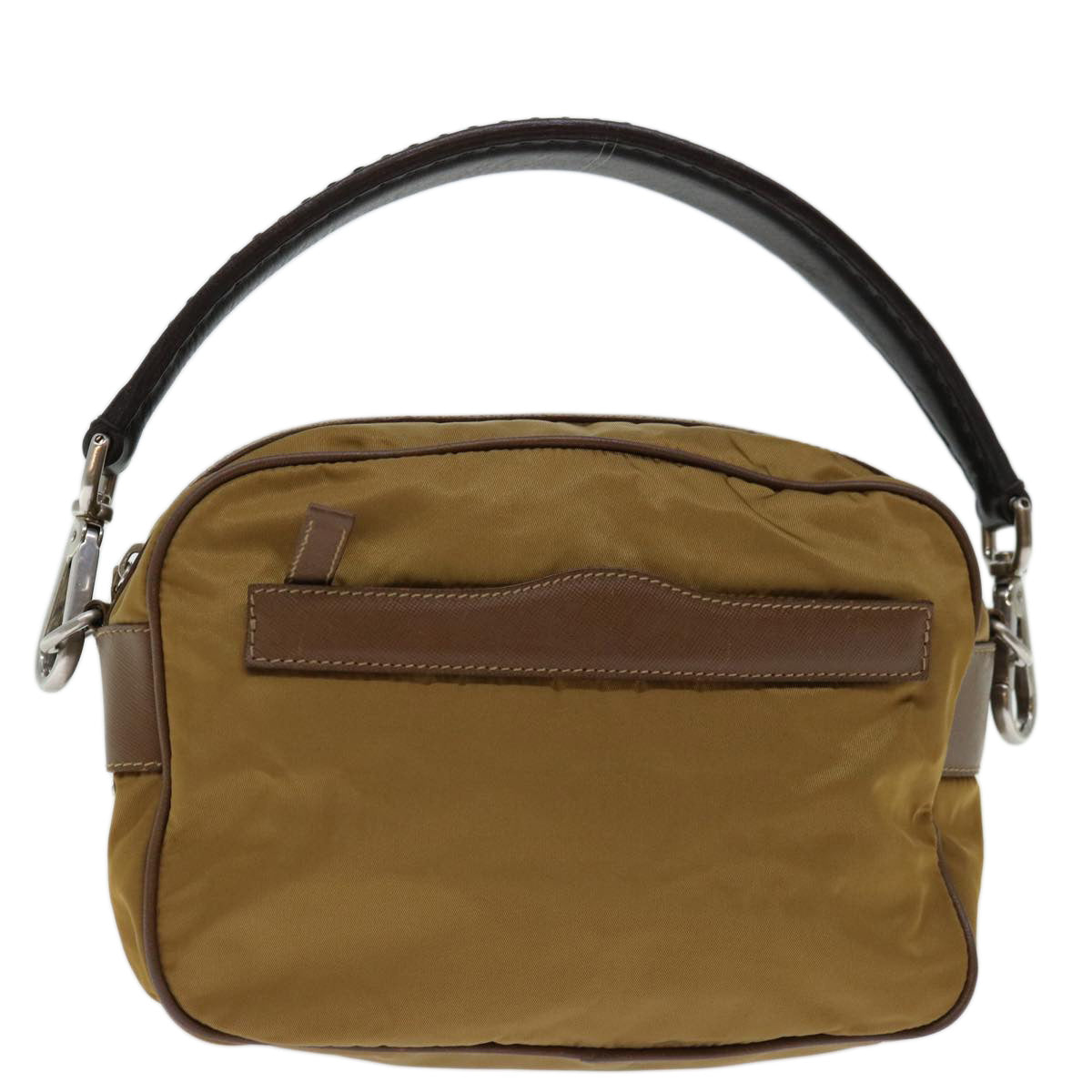 Prada Tessuto Brown Synthetic Bag
