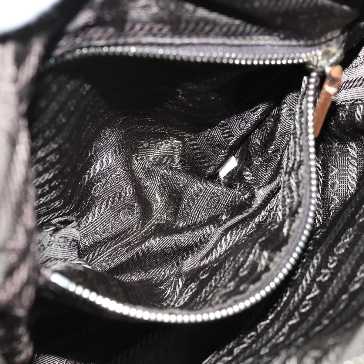 Prada Tessuto Brown Synthetic Bag