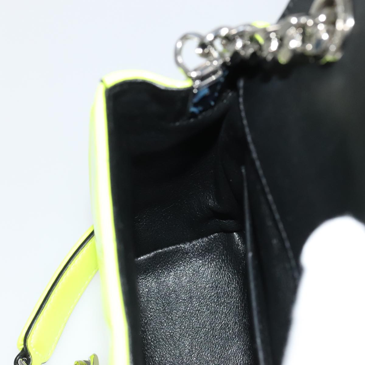 Saint Laurent Vicky Green Patent Leather Bag
