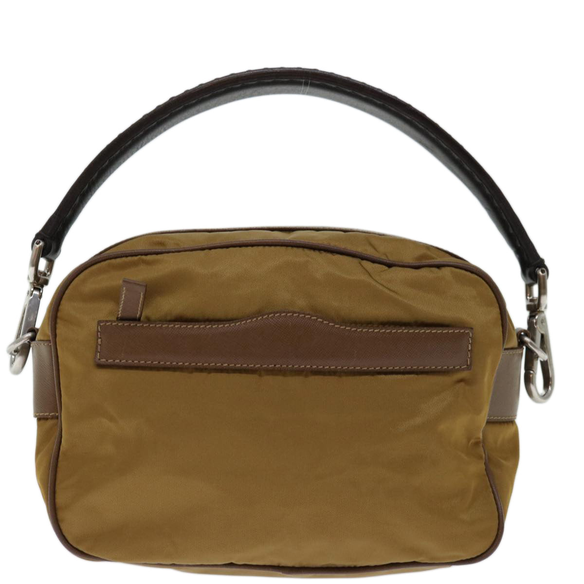 Prada Tessuto Brown Synthetic Bag
