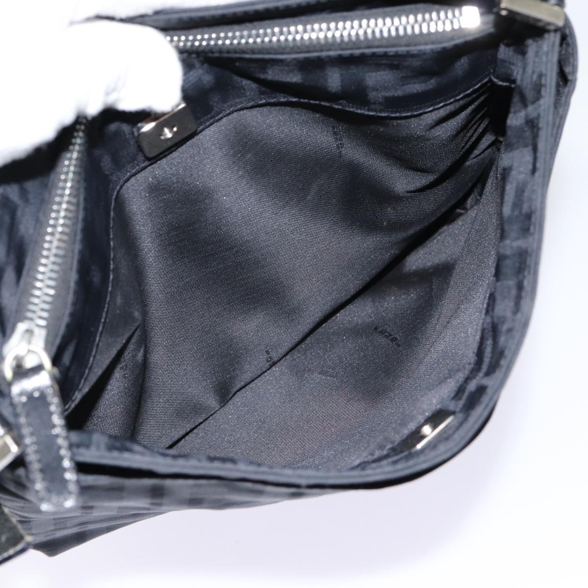 Fendi Zucca Black Canvas Bag