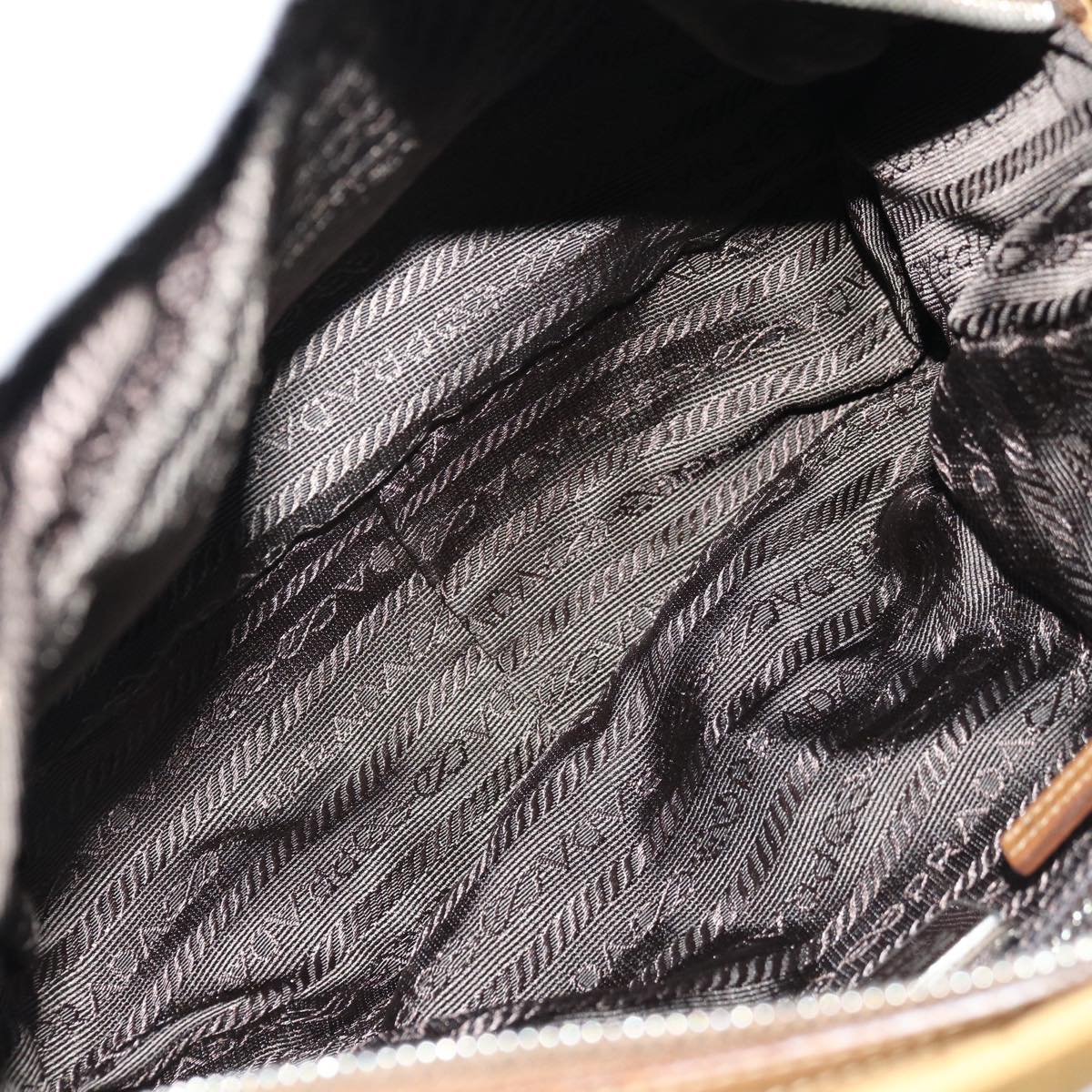 Prada Tessuto Brown Synthetic Bag