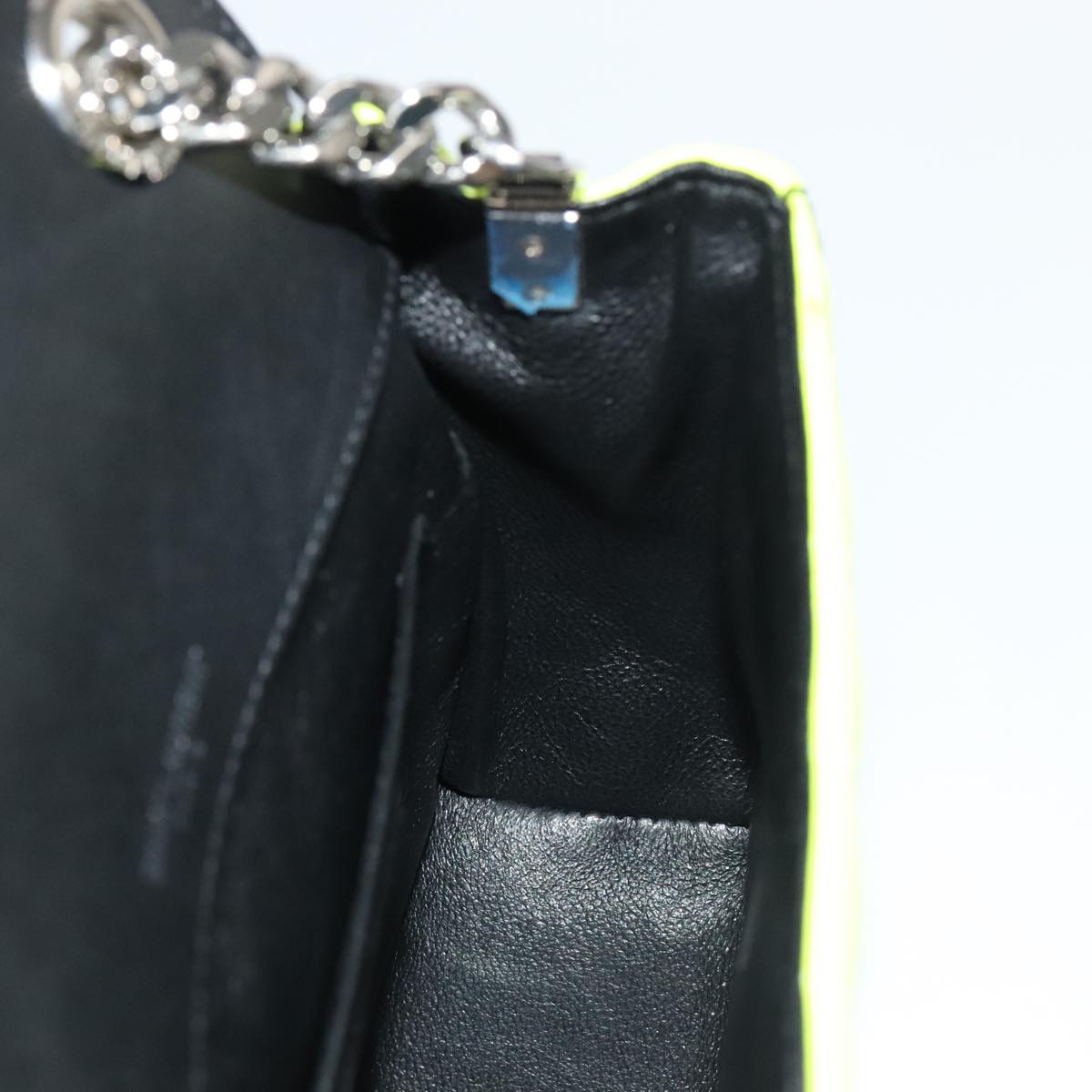 Saint Laurent Vicky Green Patent Leather Bag
