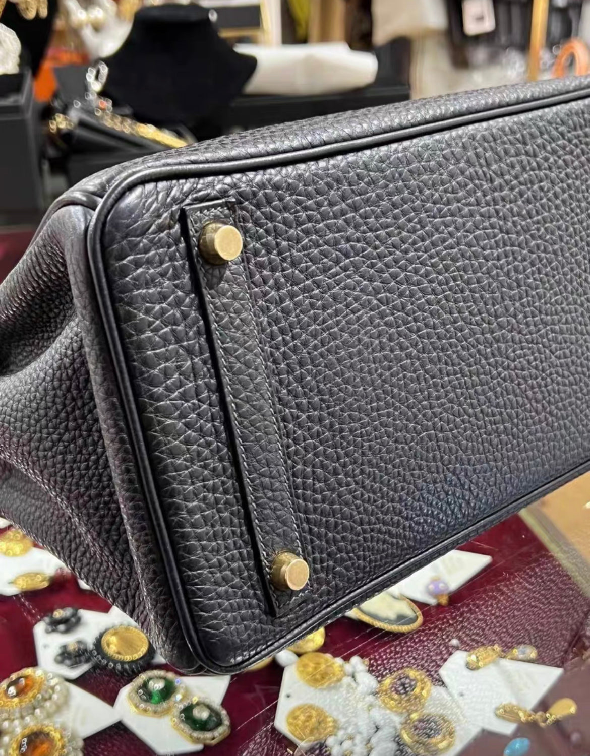 Hermès Birkin 30 Midnight Blue Togo Leather Gold Palladium Hardware