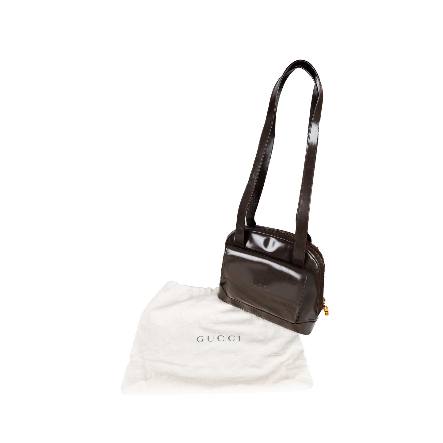 Gucci Vintage Patent Leather Shoulder Bag - '00s