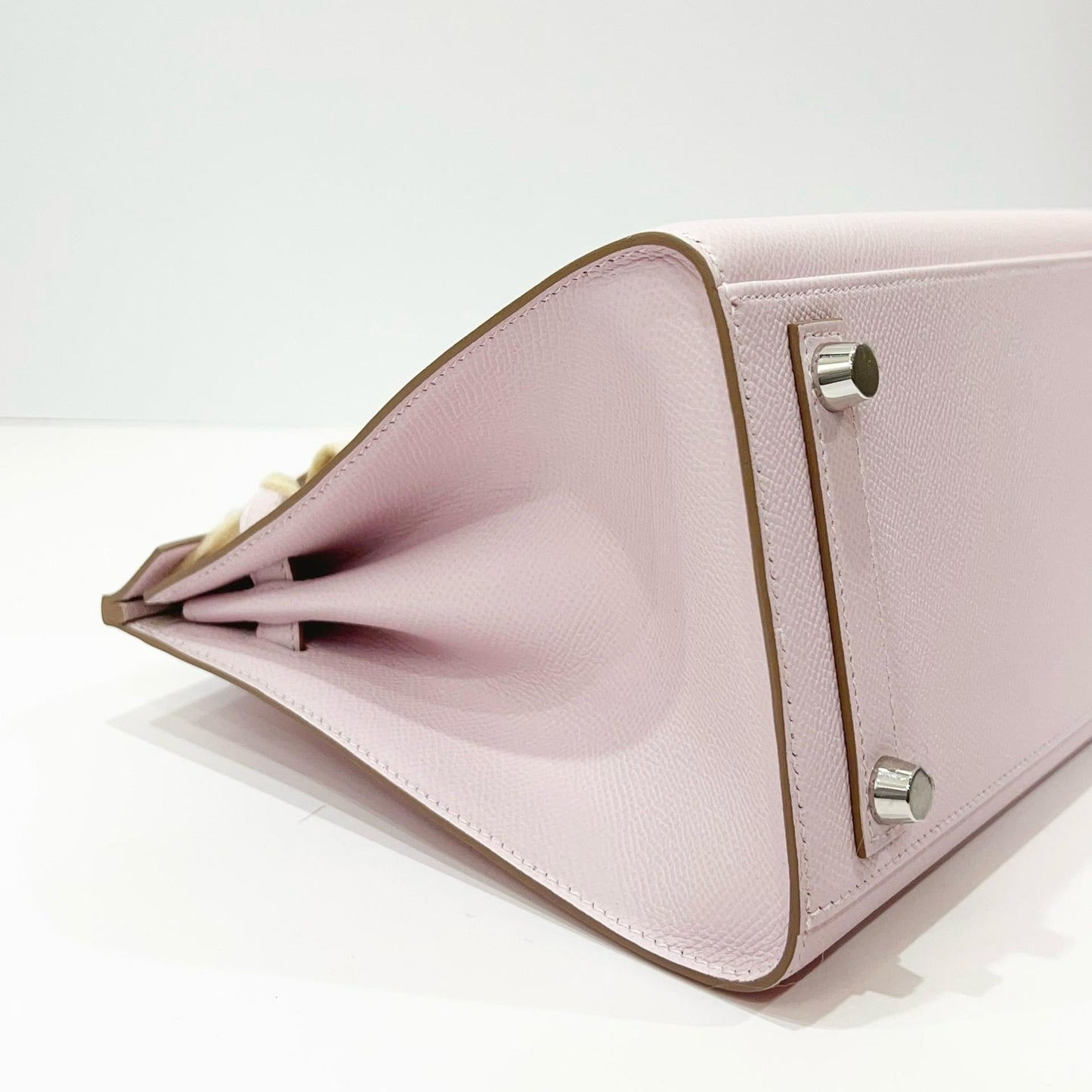 Hermès Birkin 25 Mauve Pale Epsom Leather Palladium Hardware