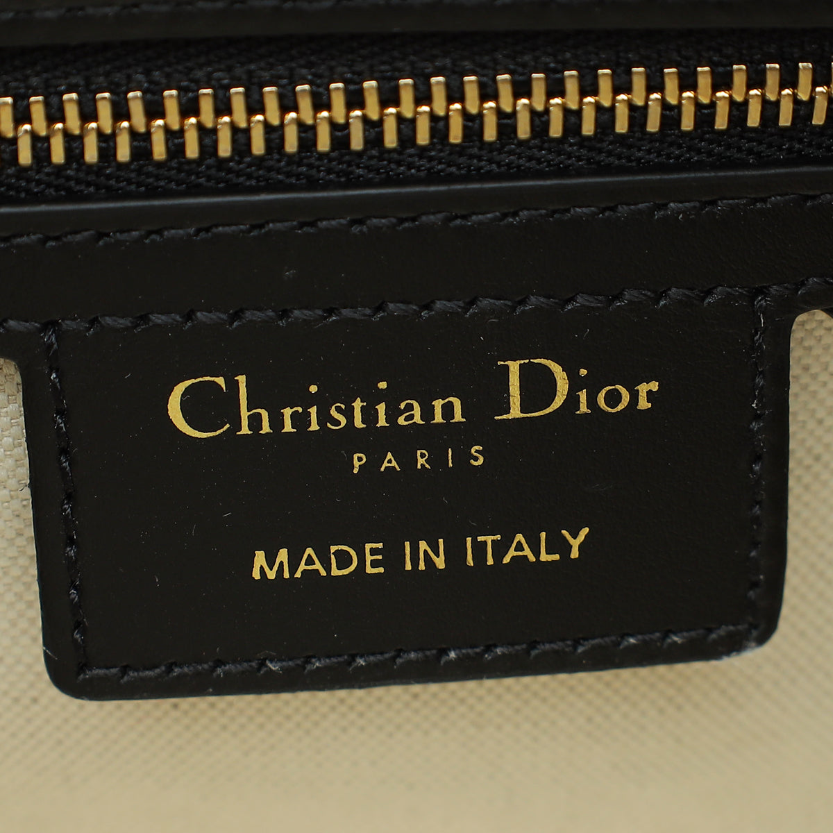 Christian Dior Bicolor Vibe Zip Small Bowling Bag