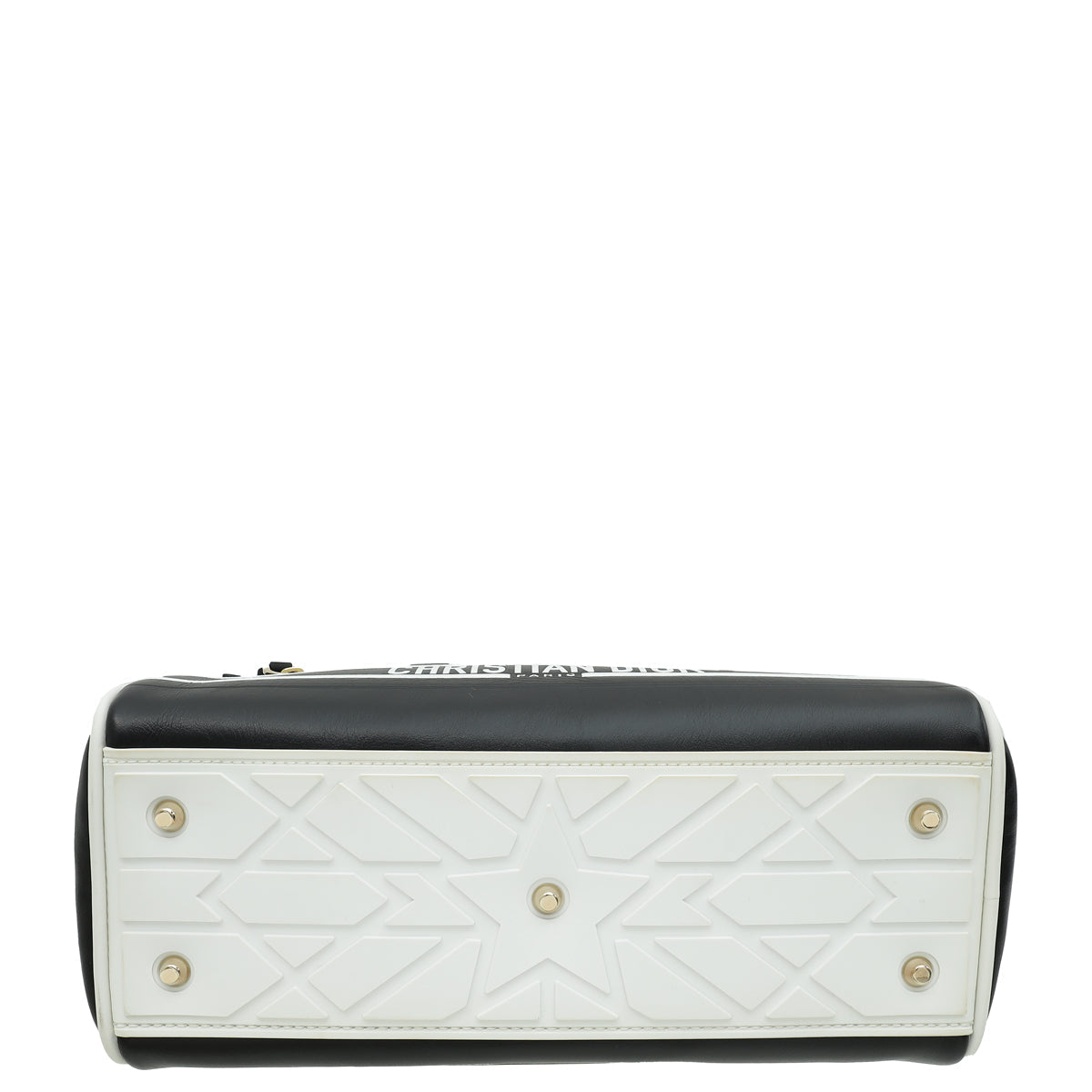 Christian Dior Bicolor Vibe Zip Small Bowling Bag