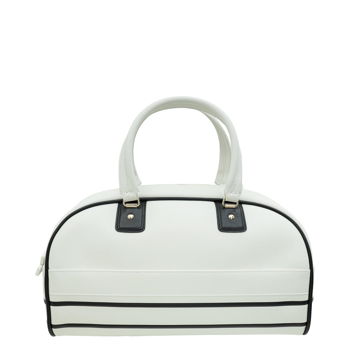 Christian Dior Bicolor Vibe Zip Medium Bowling Bag