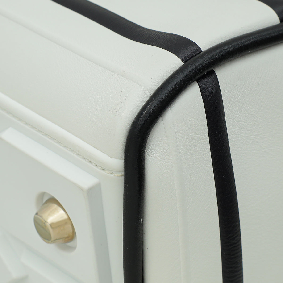 Christian Dior Bicolor Vibe Zip Medium Bowling Bag