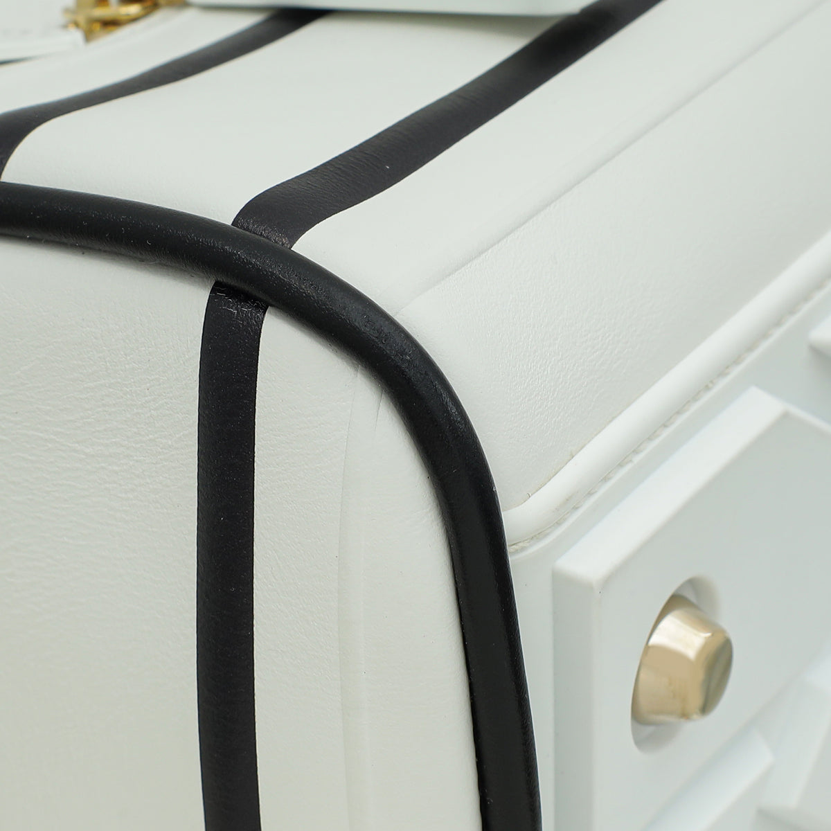 Christian Dior Bicolor Vibe Zip Medium Bowling Bag
