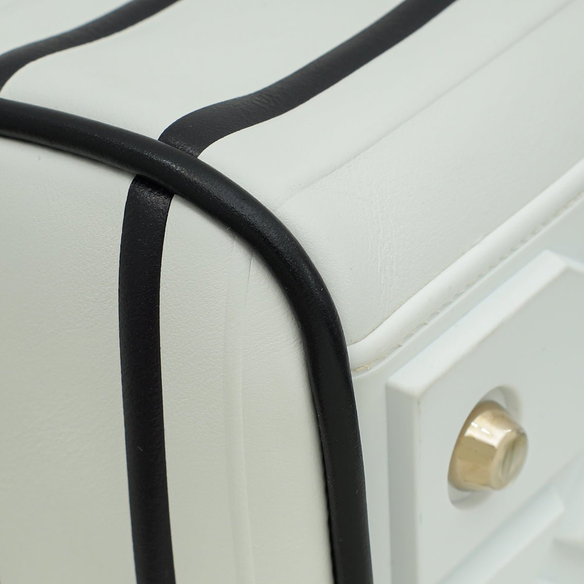 Christian Dior Bicolor Vibe Zip Medium Bowling Bag
