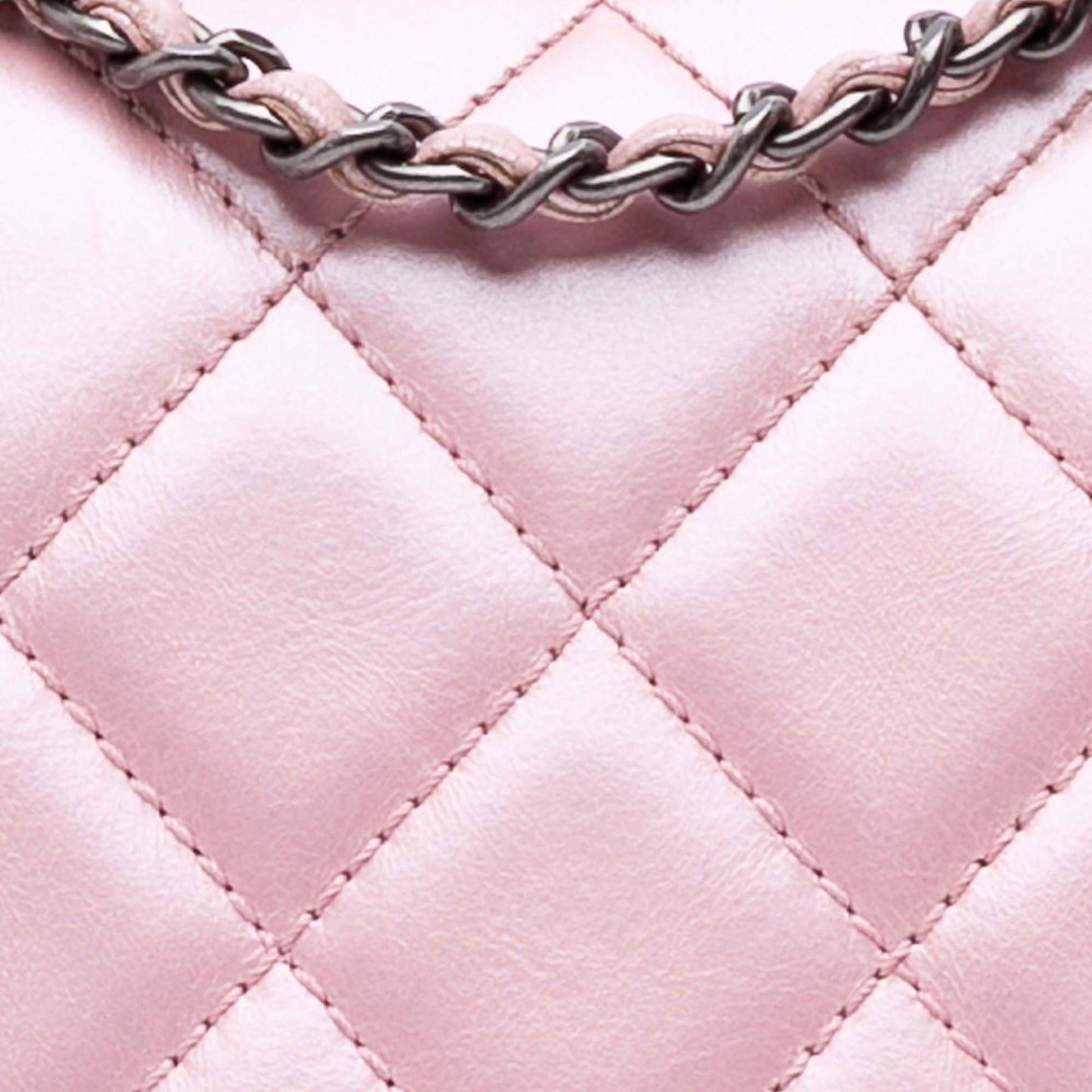 Chanel Medium CC Quilted Metallic Calfskin Coco Pleats Flap