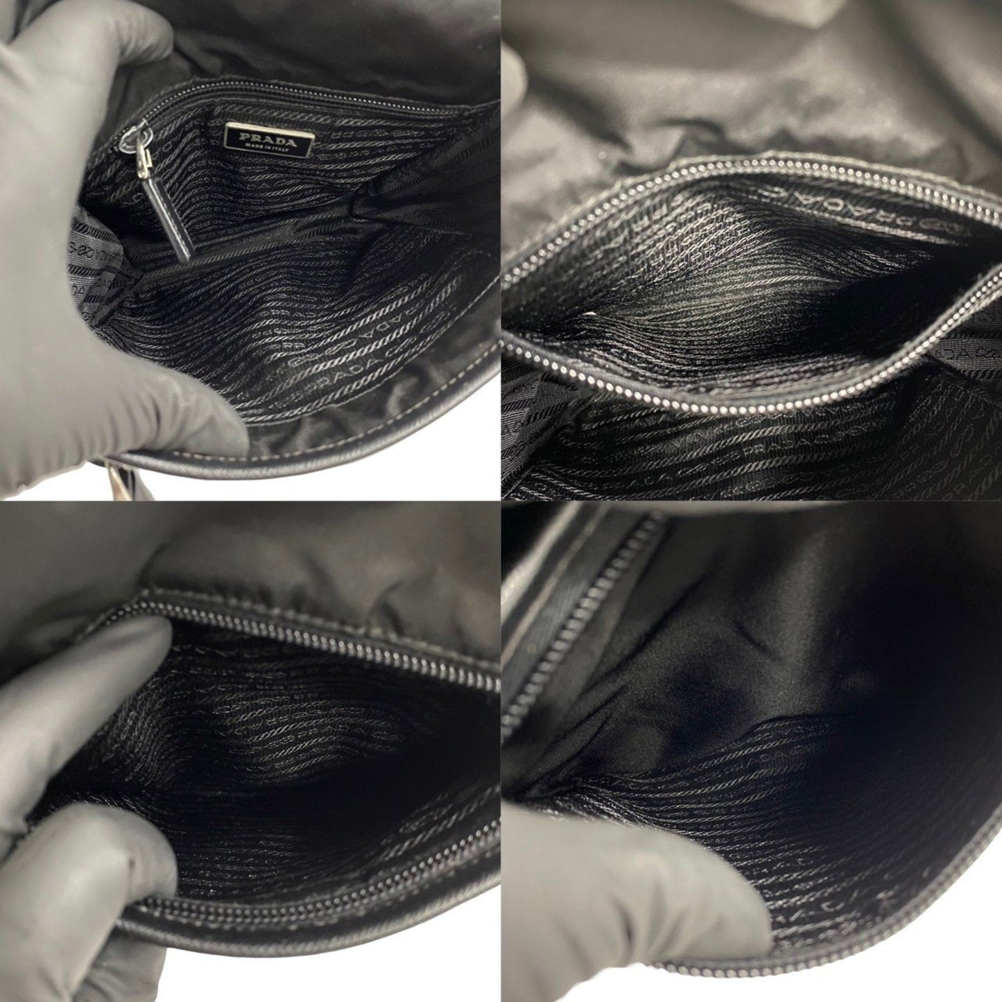 Prada Tessuto Black Synthetic Bag