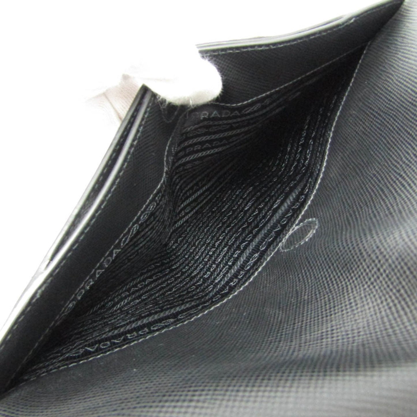Prada Saffiano Black Leather Bag