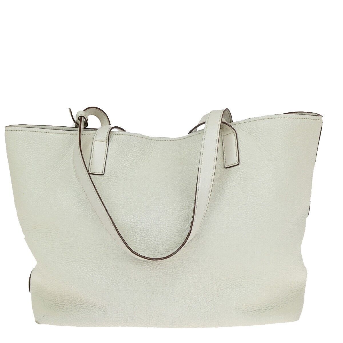 Prada Vitello White Leather Bag