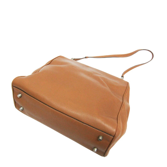 Prada Saffiano Brown Leather Bag