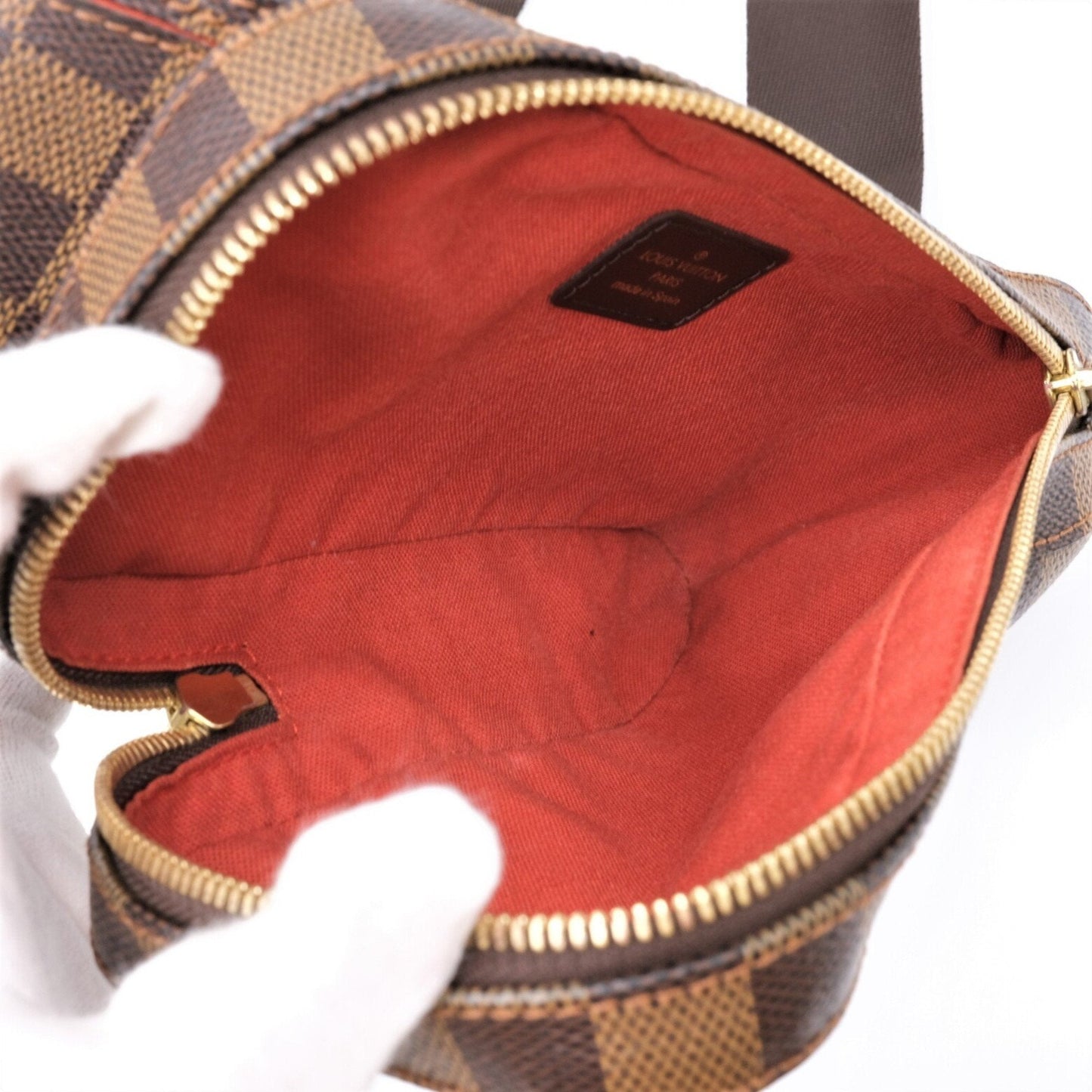 Louis Vuitton Geronimos Brown Canvas Bag