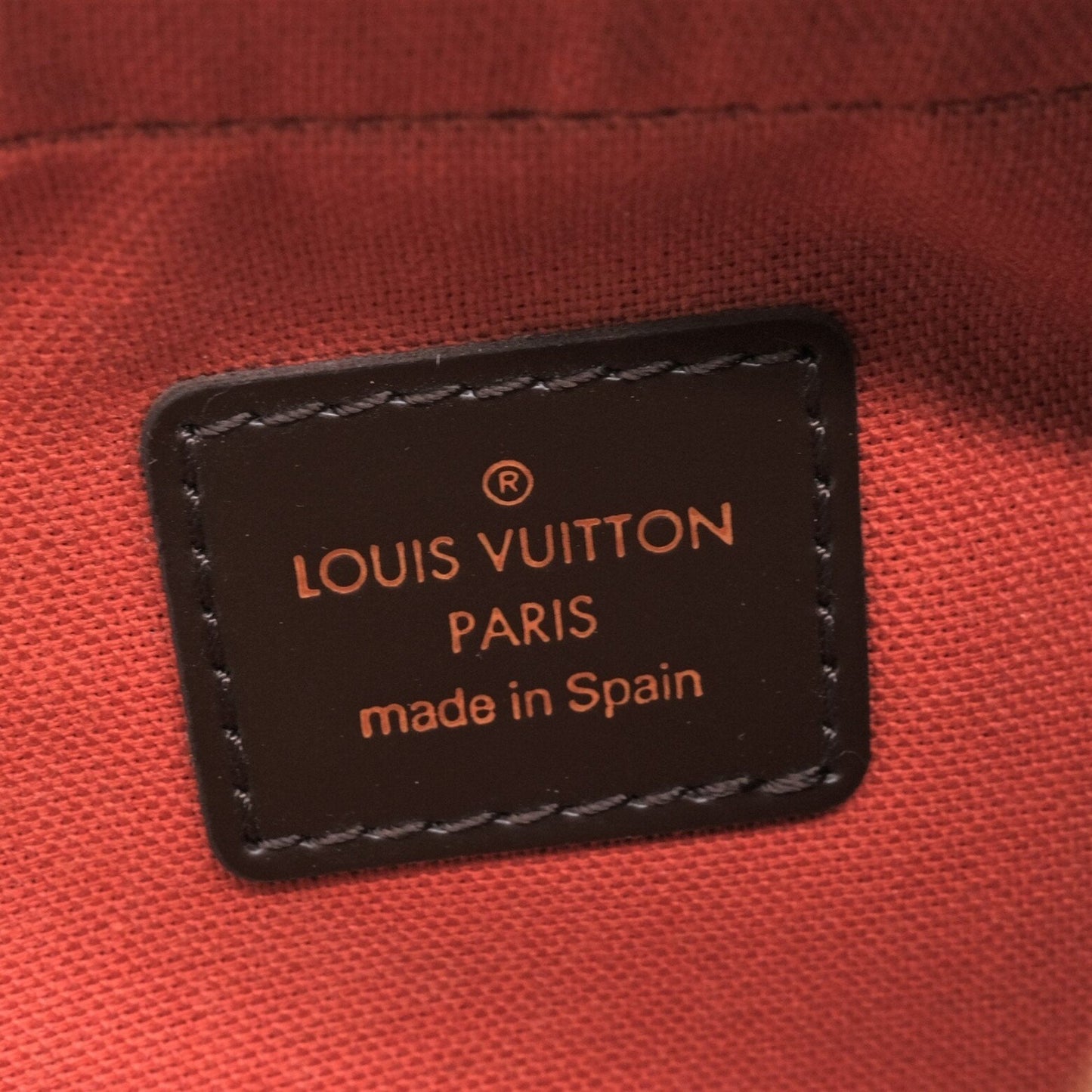 Louis Vuitton Geronimos Brown Canvas Bag