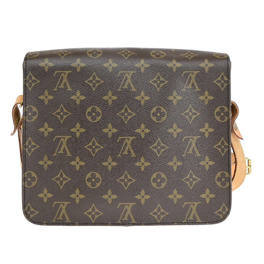 Louis Vuitton Cartouchiere Brown Canvas Bag