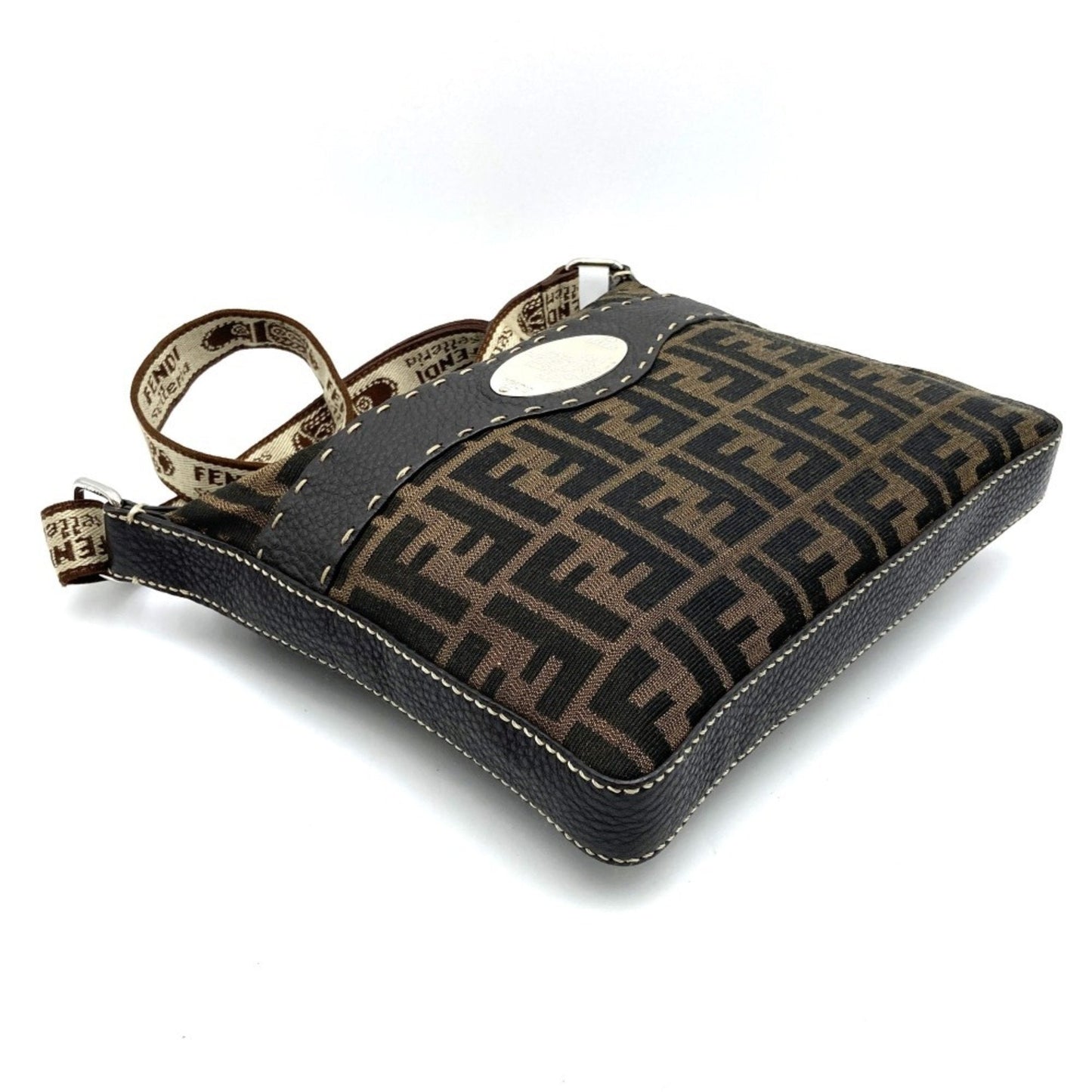 Fendi Selleria Brown Canvas Bag