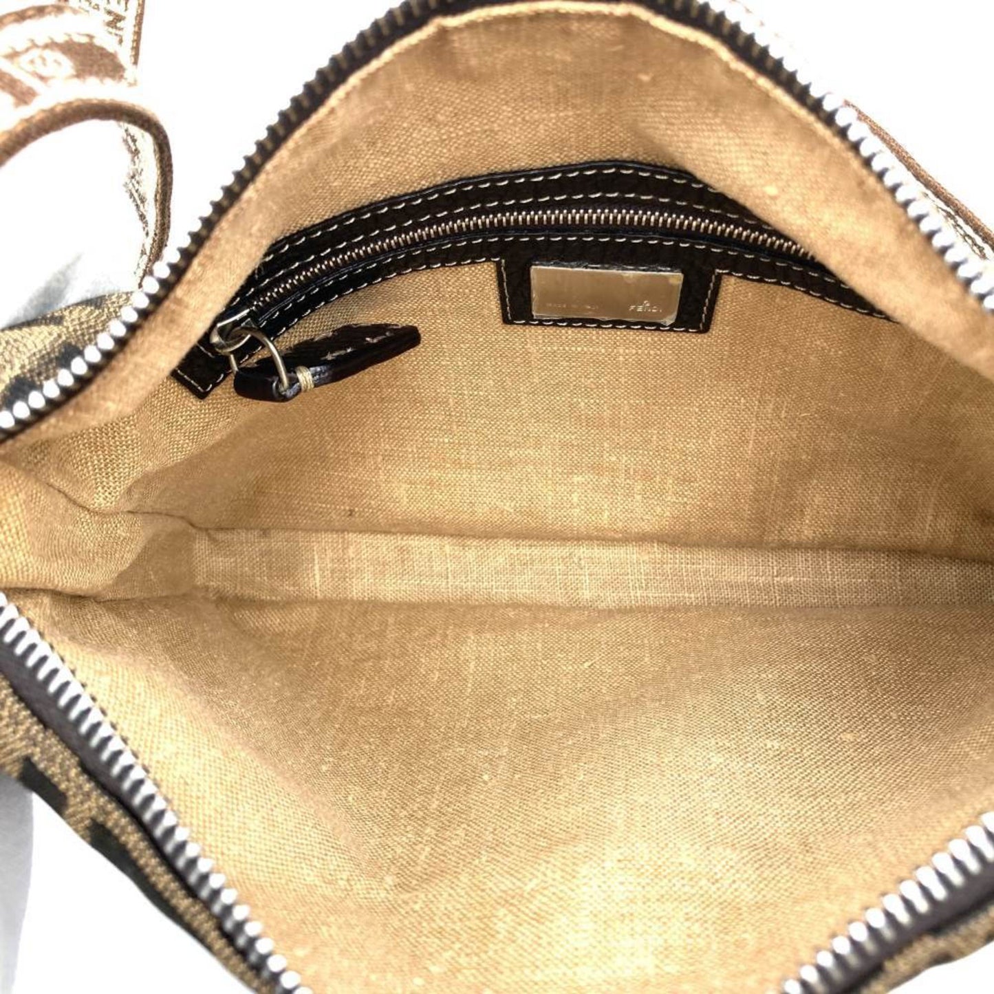 Fendi Selleria Brown Canvas Bag