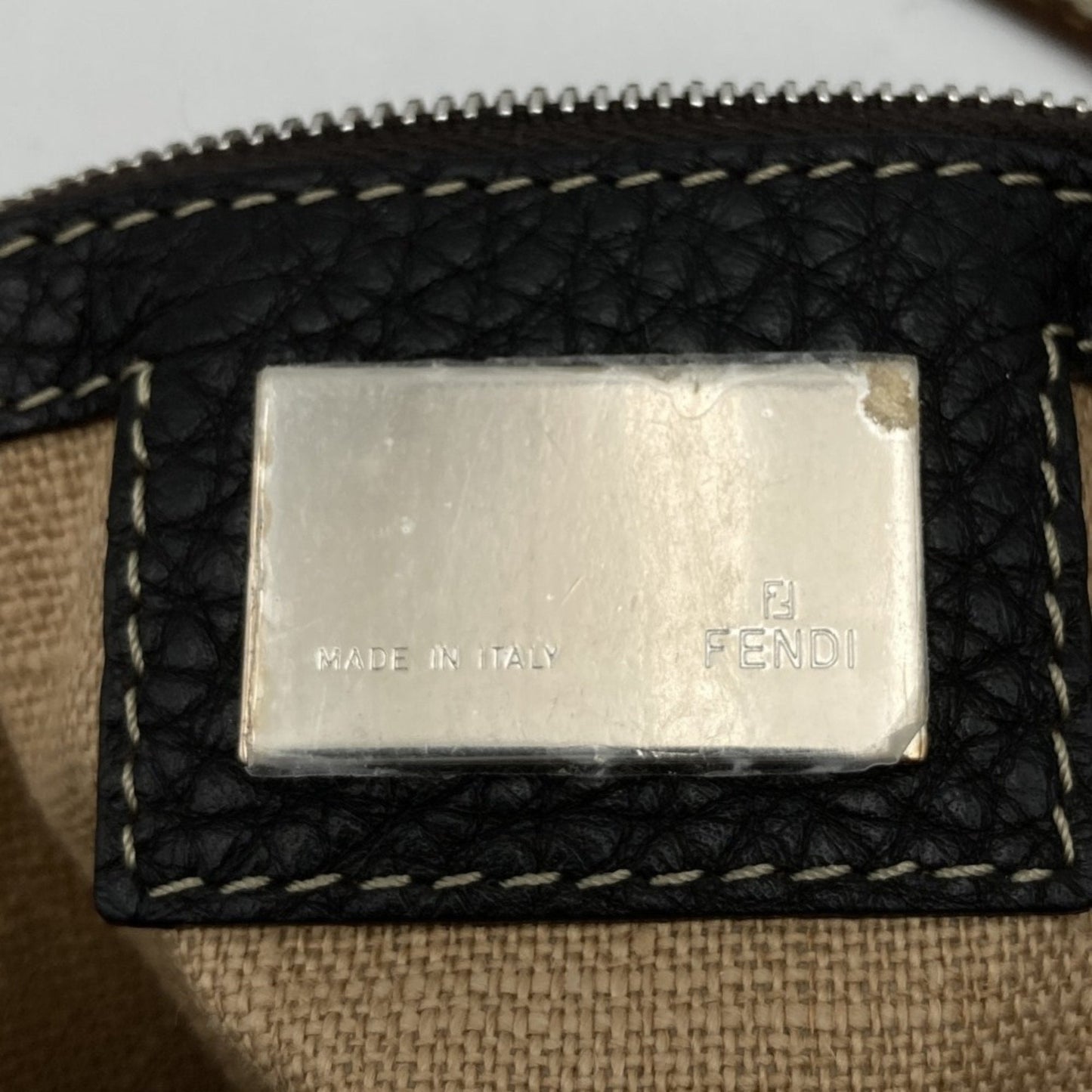 Fendi Selleria Brown Canvas Bag