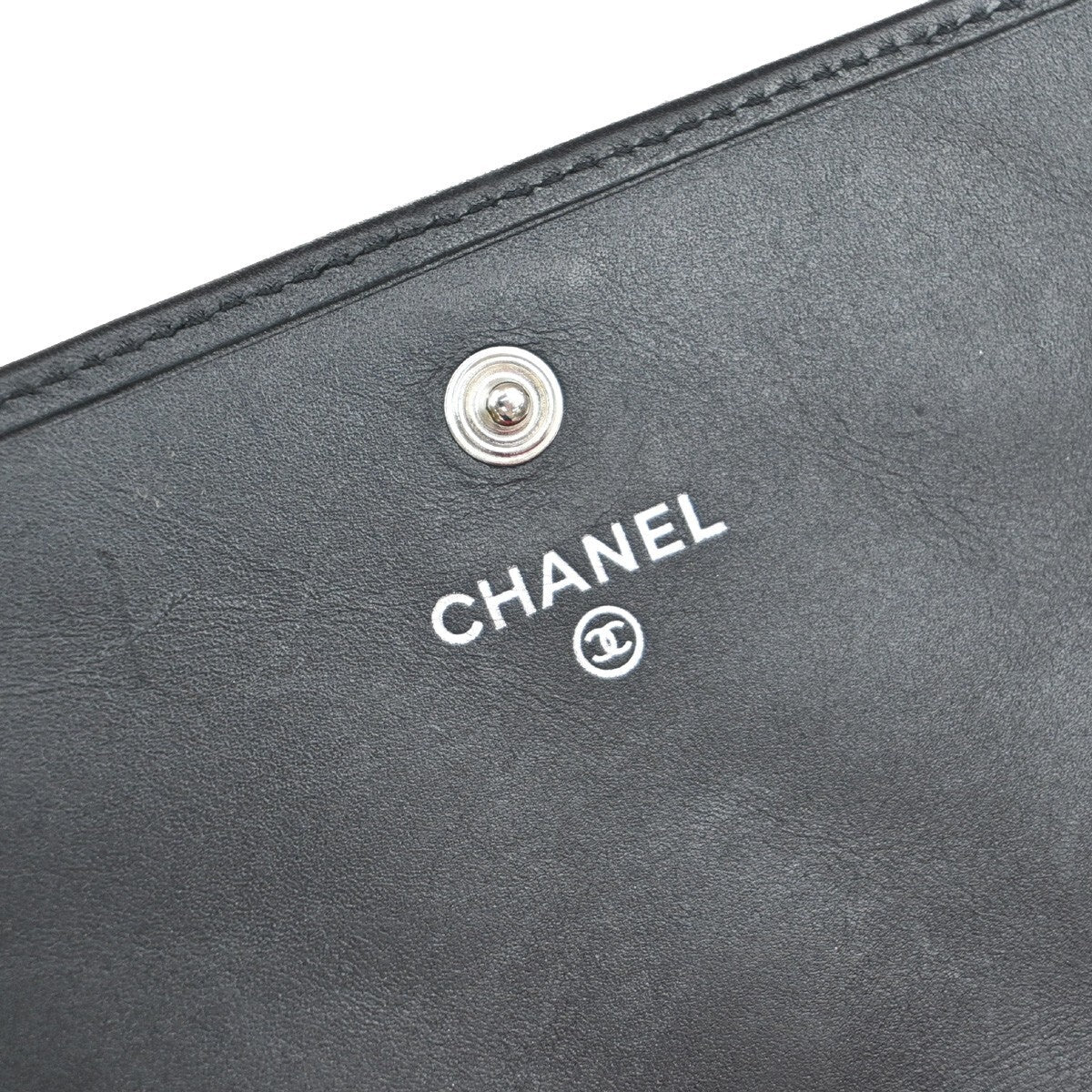 Chanel Cambon Black Leather Accessories