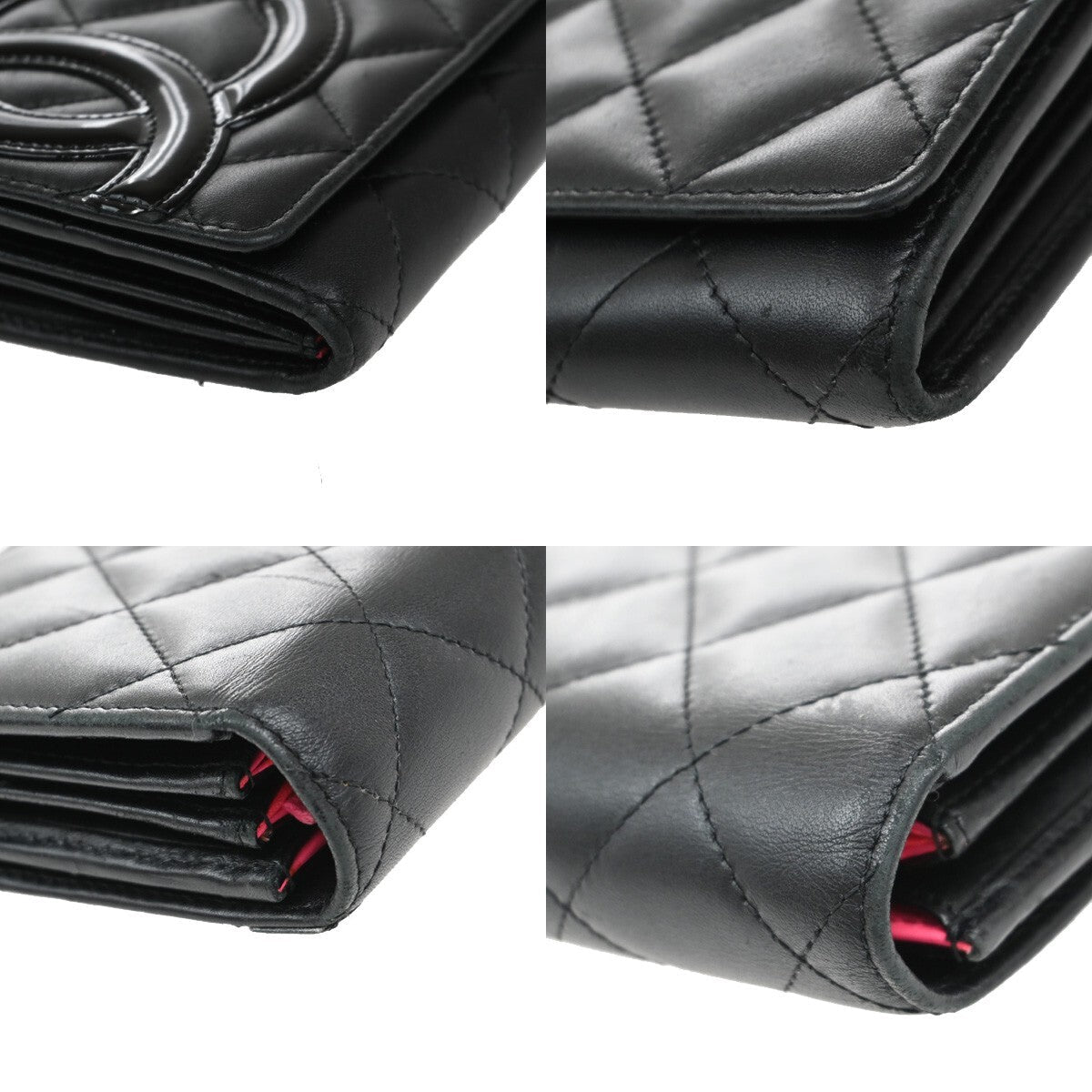 Chanel Cambon Black Leather Accessories