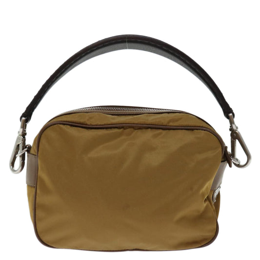 Prada Tessuto Brown Synthetic Bag