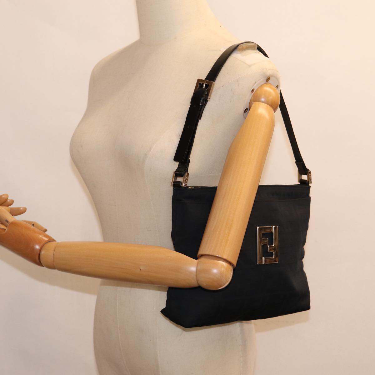 Fendi Zucca Black Canvas Bag