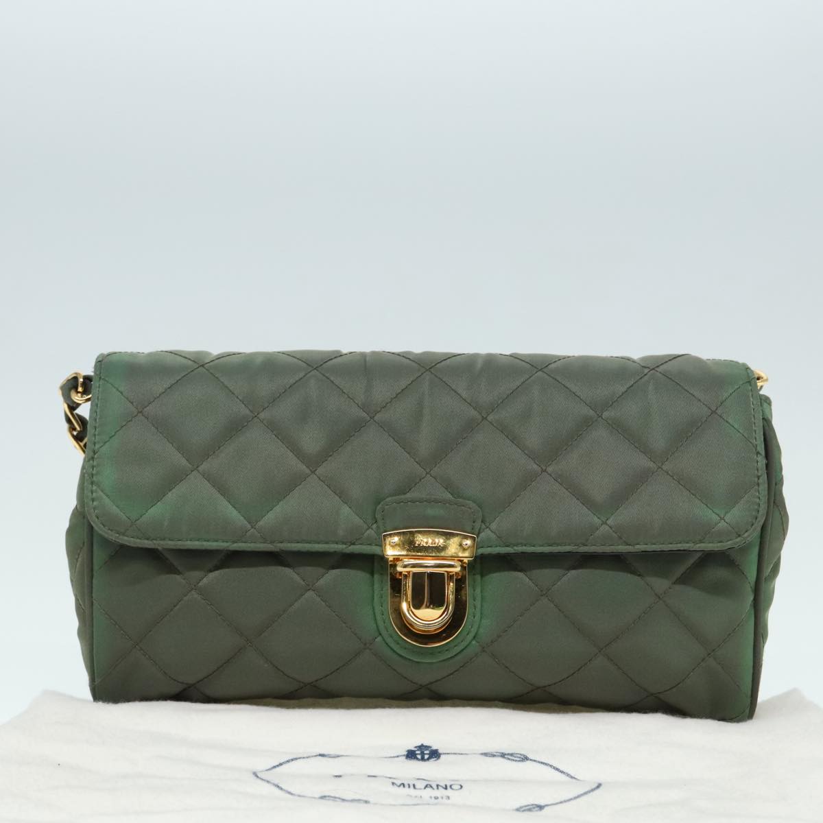 Prada Re-Nylon Khaki Synthetic Bag