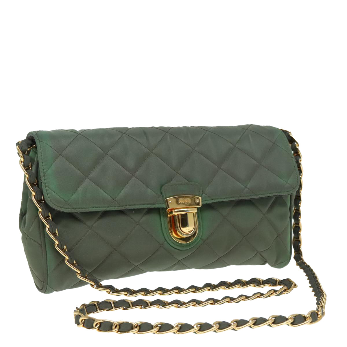 Prada Re-Nylon Khaki Synthetic Bag