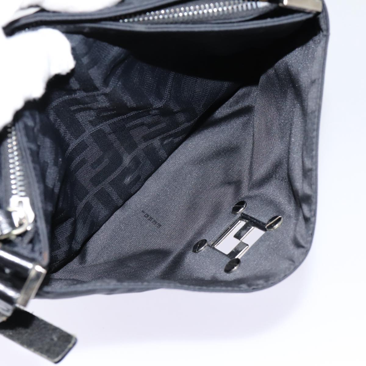Fendi Zucca Black Canvas Bag