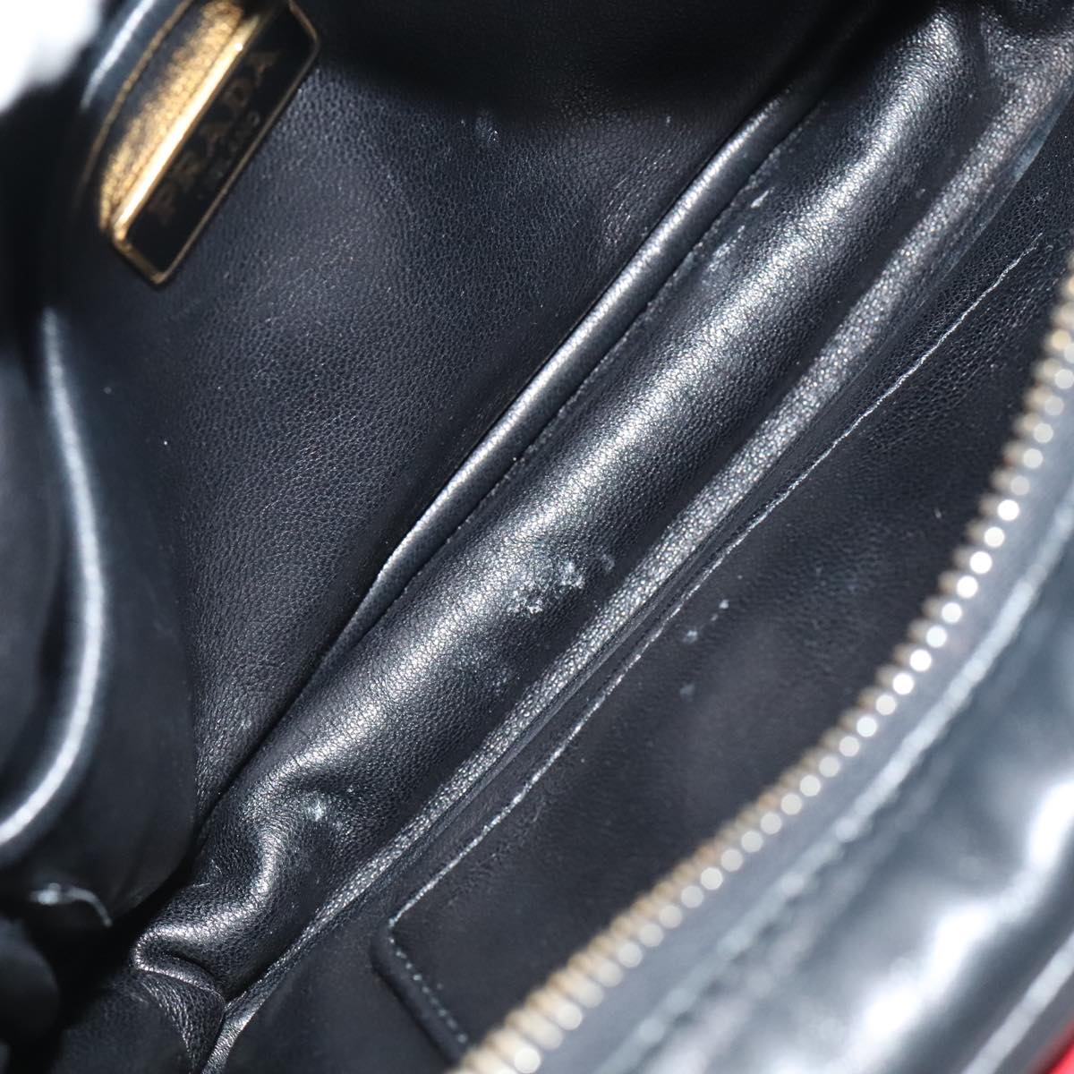 Prada Ribbon Red Leather Bag