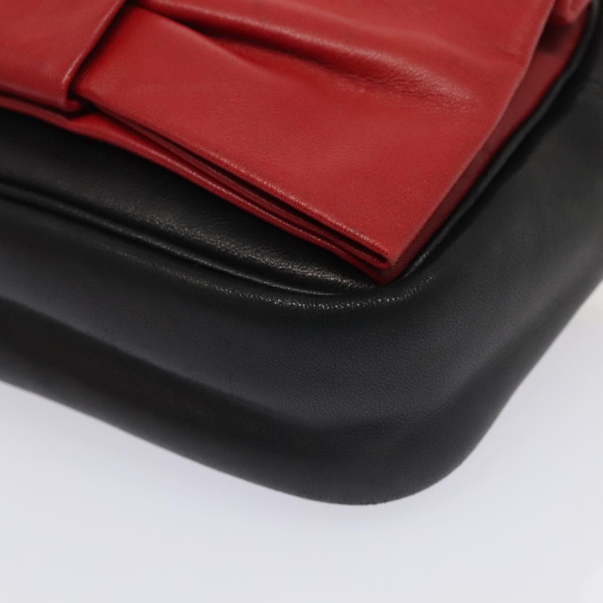 Prada Ribbon Red Leather Bag