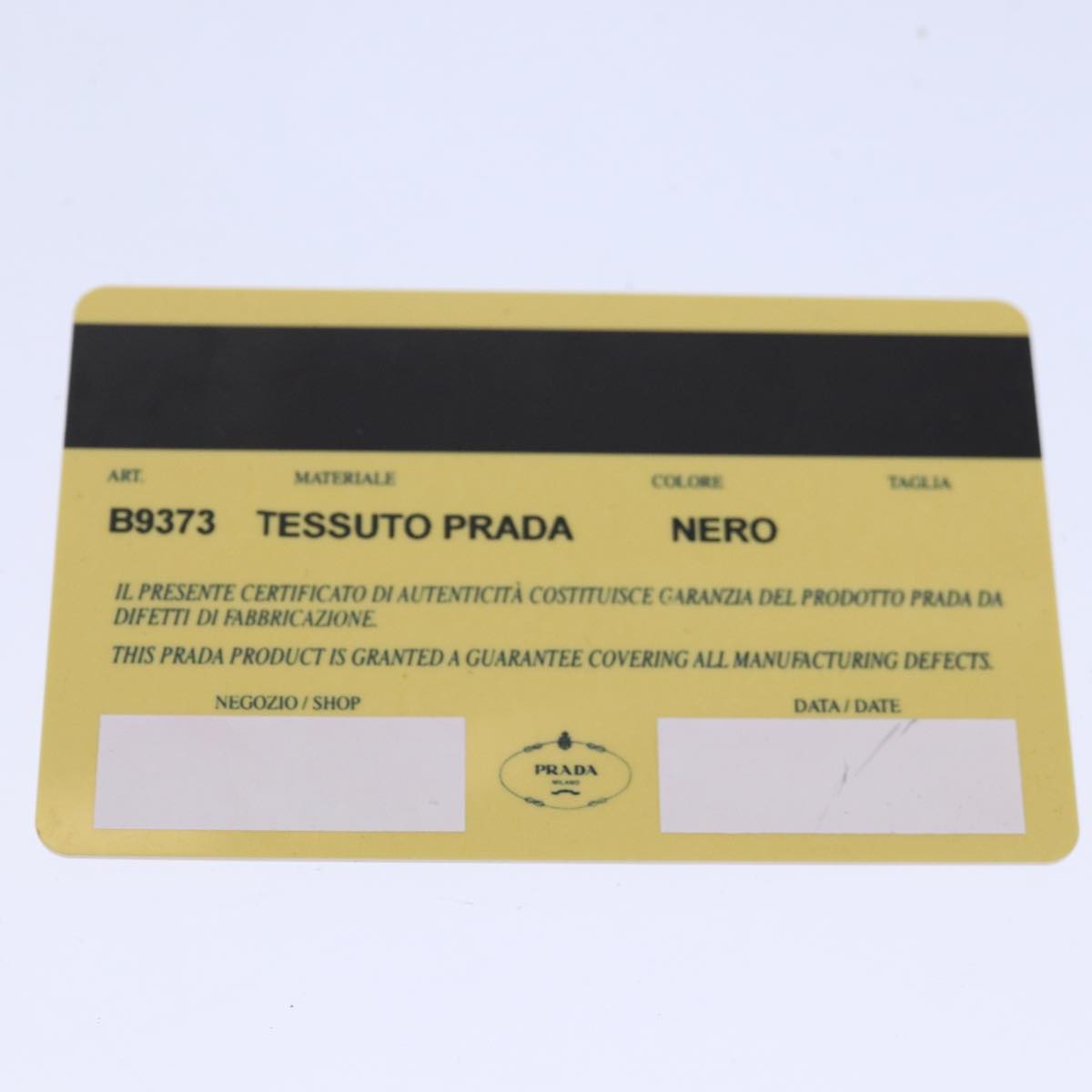 Prada Tessuto Black Synthetic Bag