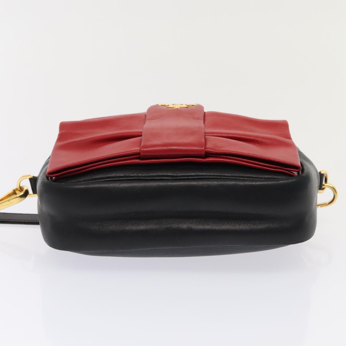 Prada Ribbon Red Leather Bag