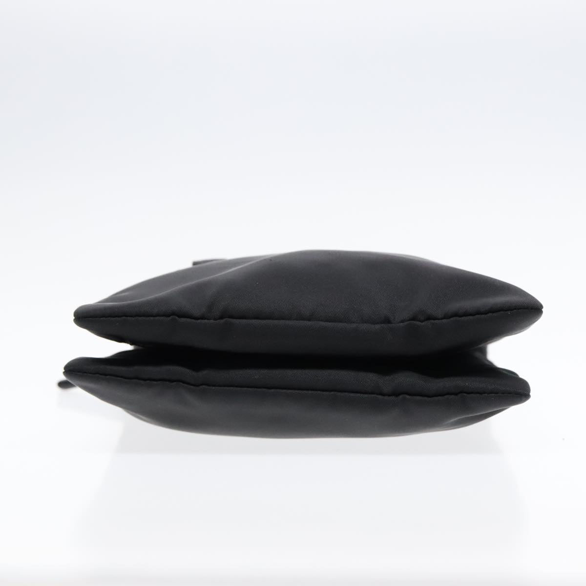 Prada Triangle Logo Black Synthetic Bag
