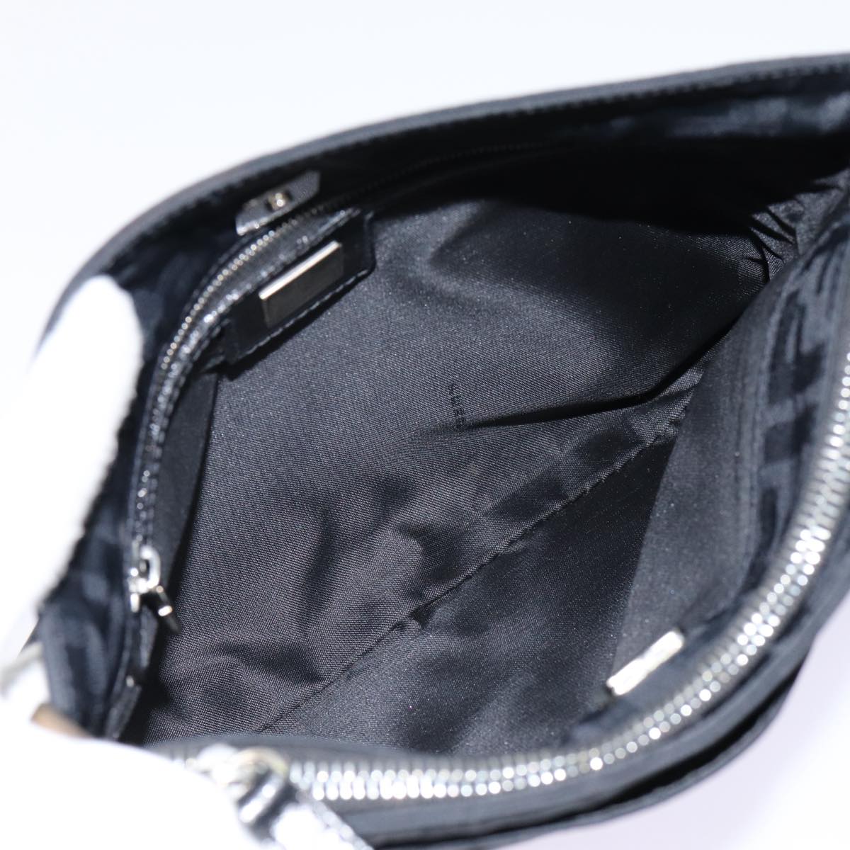 Fendi Zucca Black Canvas Bag